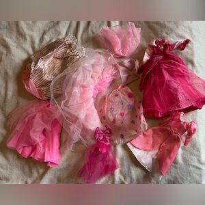 Vintage Barbie pink clothes lot